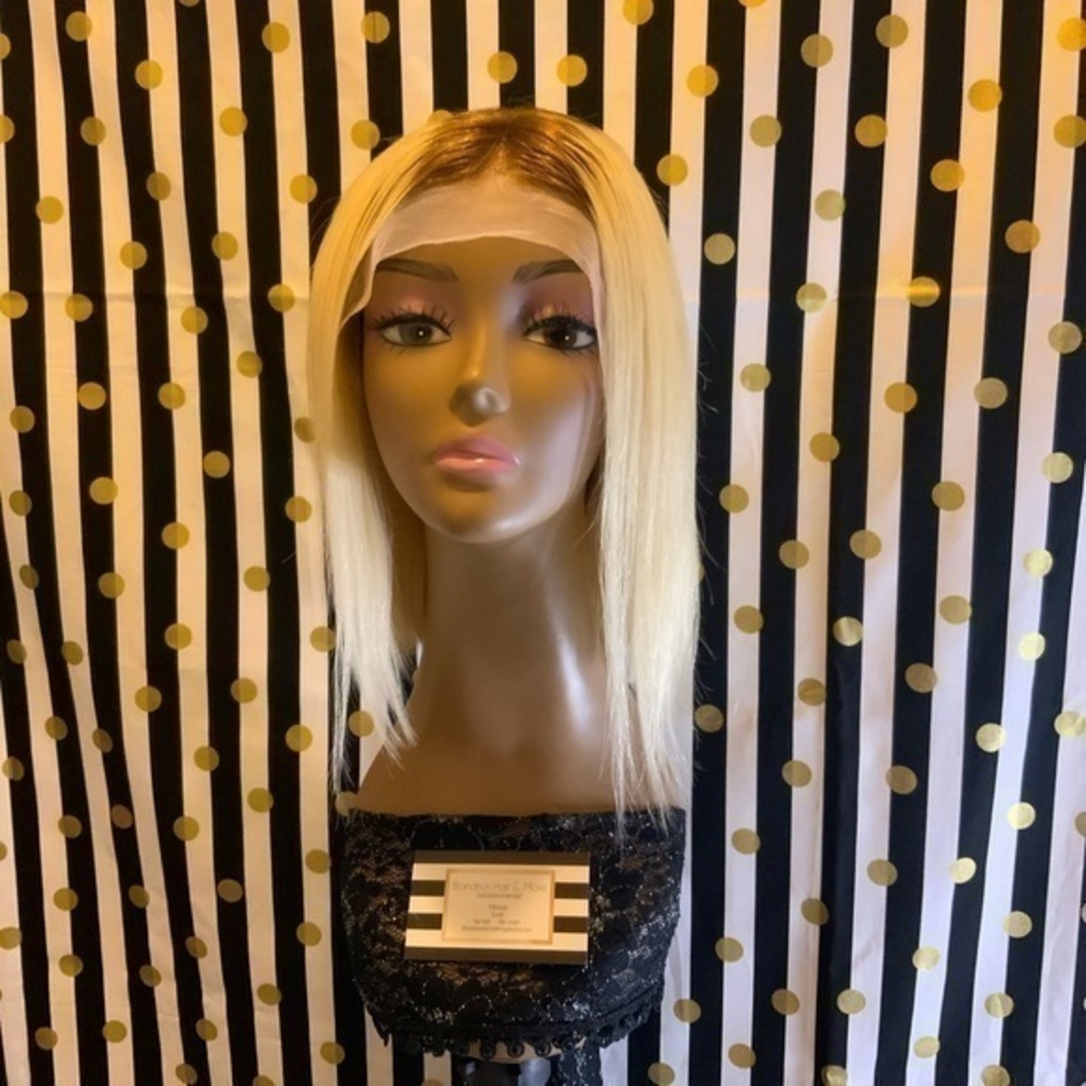 BC115 Human Hair lace Front t-part Wig - Picture 2 of 13